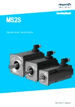 Bosch Rexroth MS2S Operating Manual preview
