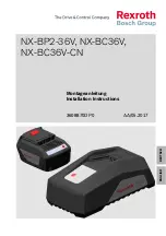 Preview for 1 page of Bosch Rexroth NX-BC36V Installation Instructions Manual