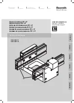 Bosch Rexroth PE 1/P Manual preview