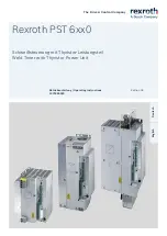 Bosch Rexroth PST 6 0 Series Operating Instructions Manual preview