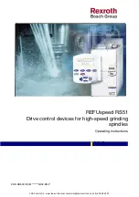 Preview for 1 page of Bosch Rexroth REFUspeed RS51 Operating Instructions Manual