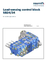 Bosch rexroth SB24 Instruction Manual предпросмотр