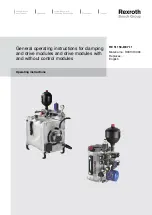 Предварительный просмотр 1 страницы Bosch Rexroth UPE2 General Operating Instructions