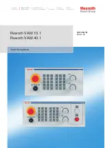 Предварительный просмотр 1 страницы Bosch Rexroth VAM 10.1 Project Planning Manual