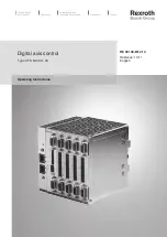 Preview for 1 page of Bosch Rexroth VT-HNC100 3X Series Operating Instructions Manual