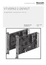 Preview for 14 page of Bosch Rexroth VT-VSPA2-1-2X Series Manual