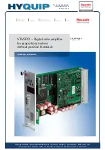 Bosch Rexroth VT-VSPD Series Installation And Operation Manual preview