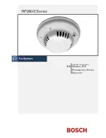 Preview for 1 page of Bosch RF280E Series Installation Instructions Manual