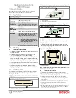 Bosch RF3224 Installation Instructions preview