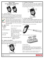 Bosch RF3332 User Manual preview