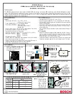 Bosch RF835E Installation Instructions preview