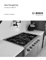 Bosch RGM8058UC Use And Care Manual preview