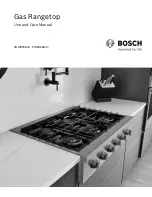 Preview for 1 page of Bosch RGM8058UC Use And Care Manual