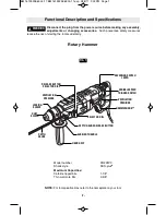 Предварительный просмотр 7 страницы Bosch RH228VC Operating/Safety Instructions Manual