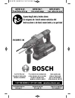 Bosch RH328VC-36 Operating/Safety Instructions Manual предпросмотр