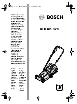 Предварительный просмотр 1 страницы Bosch ROTAK 320 Operating Instructions Manual