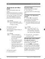 Preview for 208 page of Bosch Rotterdam UBT40 Operating And Installation Instructions