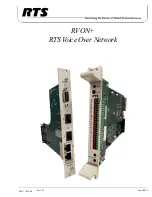 Bosch RTS RVON+ Technical Manual preview