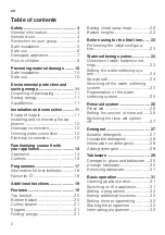 Preview for 2 page of Bosch SBH4HVX31G User Manual