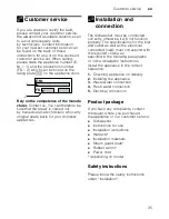 Preview for 35 page of Bosch SBV65E00GB Operating Instructions Manual