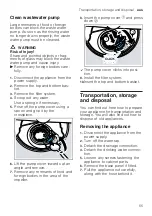 Preview for 55 page of Bosch SBV8EDX01A User Manual