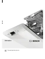 Предварительный просмотр 1 страницы Bosch sce53m05au Operating Instructions Manual