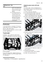 Предварительный просмотр 19 страницы Bosch SE61HX02AG Information For Use