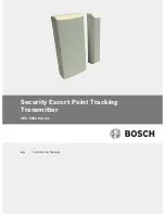 Preview for 1 page of Bosch SEC-3402-304 Installation Manual