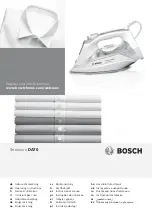 Bosch Sensixx DA70 Operating Instructions Manual preview