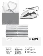 Bosch Sensixx'x DA50 Operating Instructions Manual preview