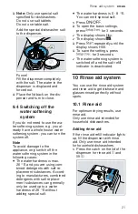 Preview for 21 page of Bosch SGE53B52UC User Manual