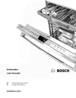 Предварительный просмотр 1 страницы Bosch SGE53U5xUC Series Operating Instructions Manual