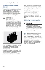 Preview for 20 page of Bosch SGE53X52UC Operating Instructions Manual