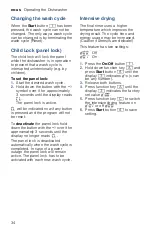 Preview for 34 page of Bosch SGE53X52UC Operating Instructions Manual