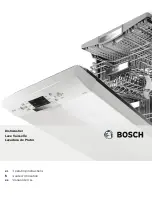 Bosch SGE63E15UC Operating Instructions Manual предпросмотр