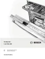 Preview for 1 page of Bosch SGE68U55UC Operating Instructions Manual