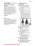 Предварительный просмотр 21 страницы Bosch SGI 43E35 Instructions For Use Manual