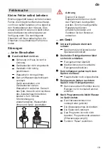 Предварительный просмотр 19 страницы Bosch SGI59A12 Instructions For Use Manual