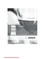 Preview for 1 page of Bosch SGS 09T06 Instructions For Use Manual