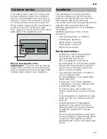 Preview for 23 page of Bosch SGS 45N68 Operating Instructions Manual