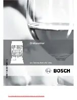 Bosch SGS 46M22 Instructions For Use Manual preview