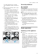 Preview for 31 page of Bosch SGS4HAW40G User Manual