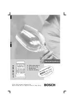 Bosch SGS69A12 Instructions For Use Manual preview