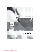 Bosch SGV 57T23 Instructions For Use Manual предпросмотр