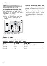 Предварительный просмотр 22 страницы Bosch SGV4HCX40G Instructions For Use Manual