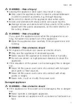 Preview for 7 page of Bosch SGV4HVX33E User Manual