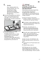 Предварительный просмотр 13 страницы Bosch SGV59A03/21 Instructions For Use Manual