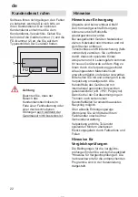 Предварительный просмотр 22 страницы Bosch SGV59A03/21 Instructions For Use Manual