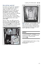 Предварительный просмотр 21 страницы Bosch SHE33T52UC Operating Instructions Manual