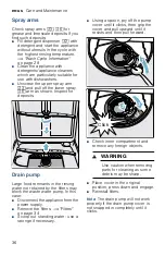 Предварительный просмотр 36 страницы Bosch SHE33T52UC Operating Instructions Manual